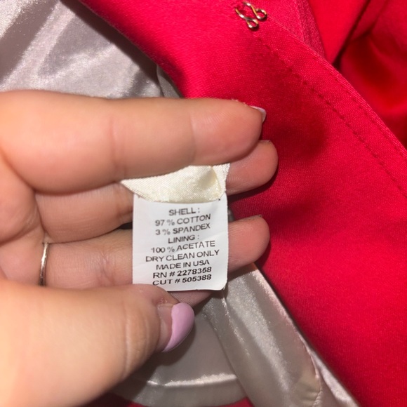 Red Jacket with Gold Buttons - Picture 7 of 11